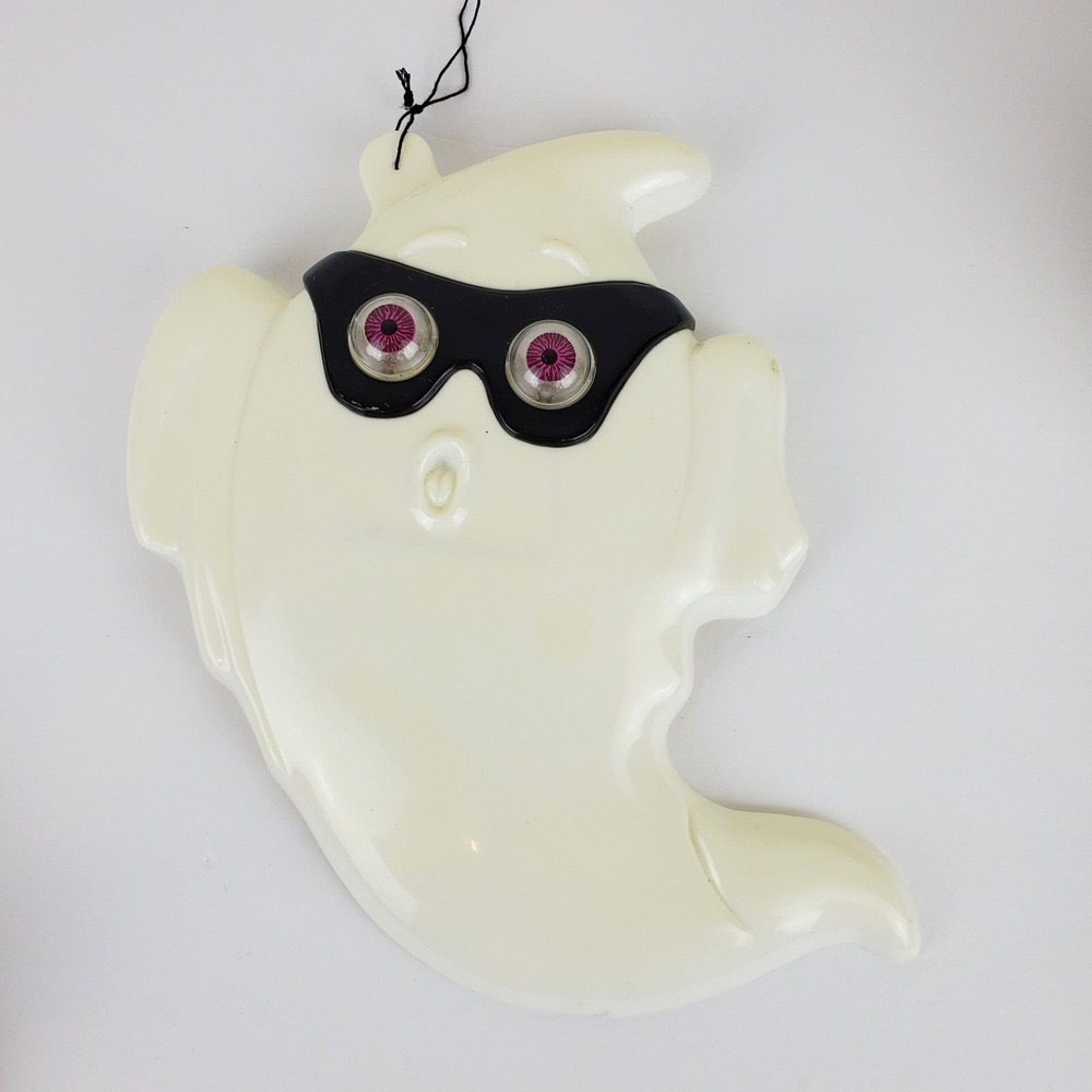 Vintage 1999 Ghost Light Up Eyes The Paper Magic Group Halloween Wall Door Decor